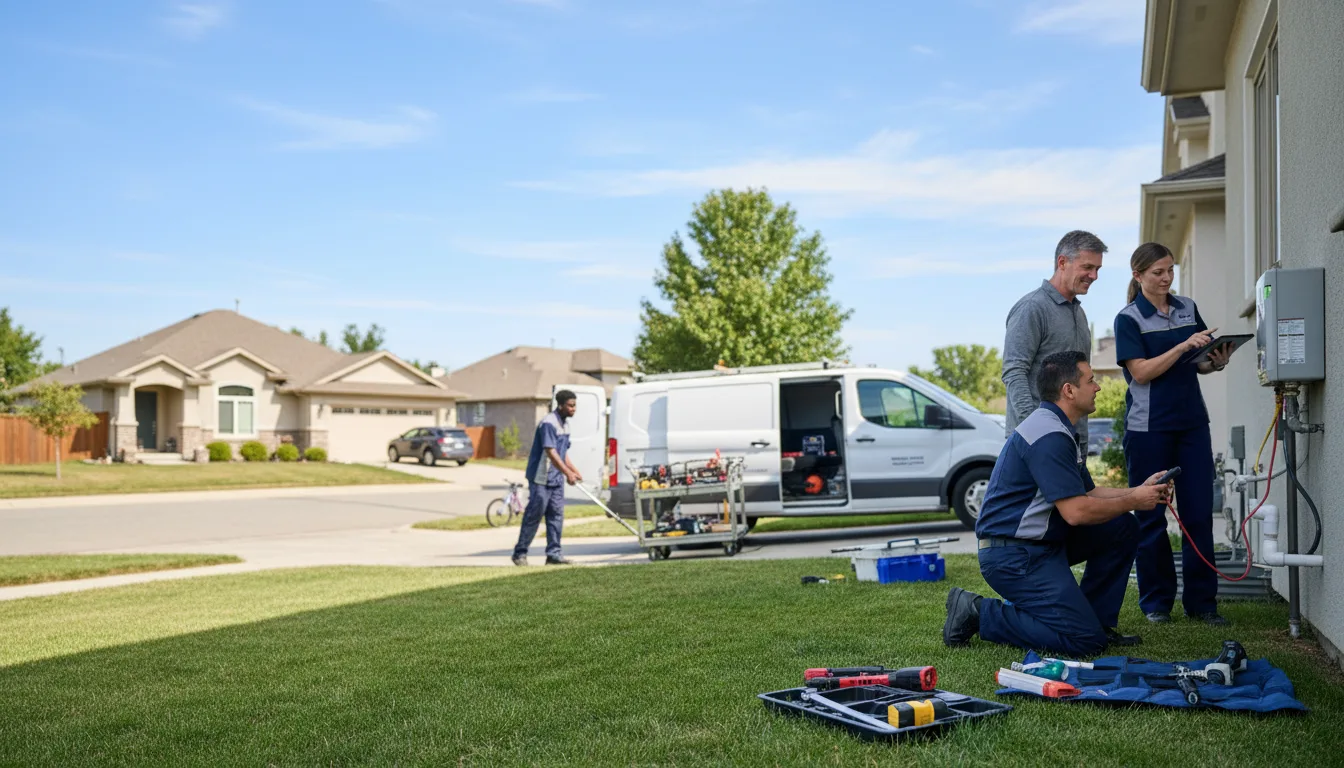 Tankless water heater service in Dublin, OH